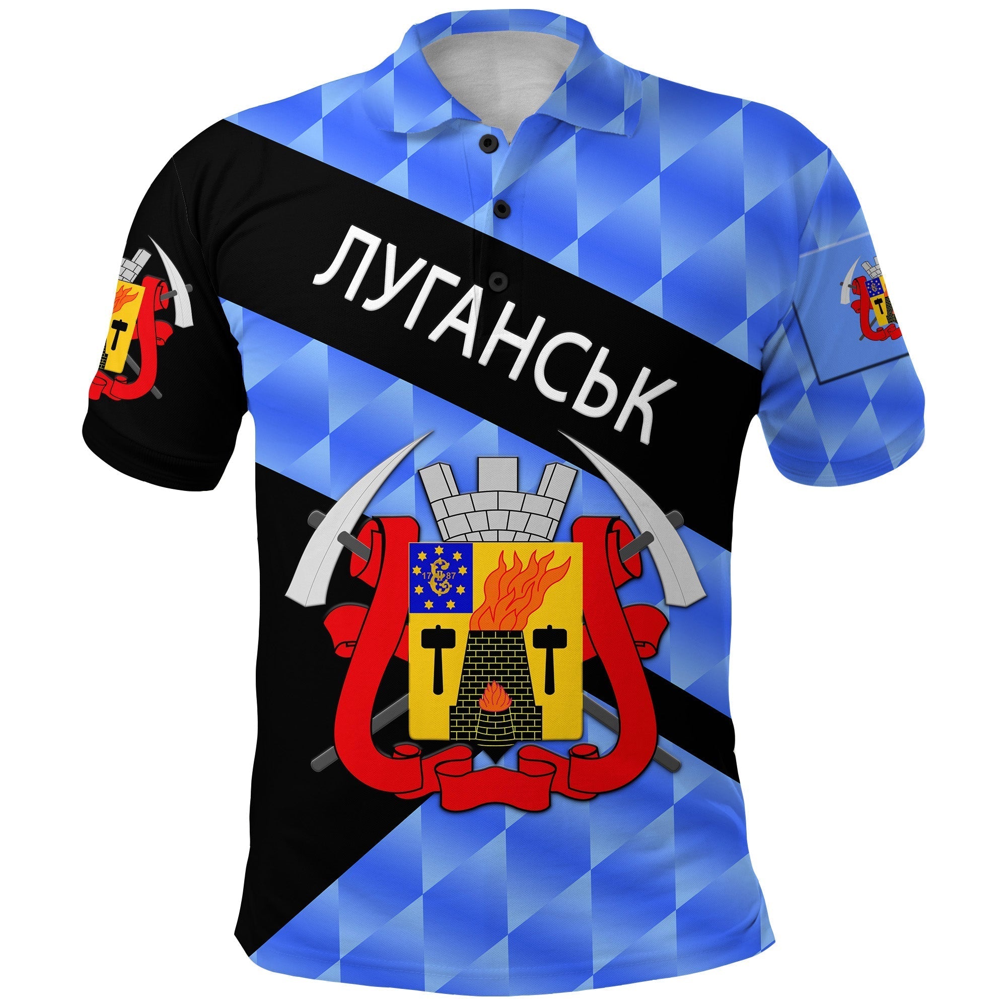 Ukraine Luhansk Polo Shirt Sporty Style LT8