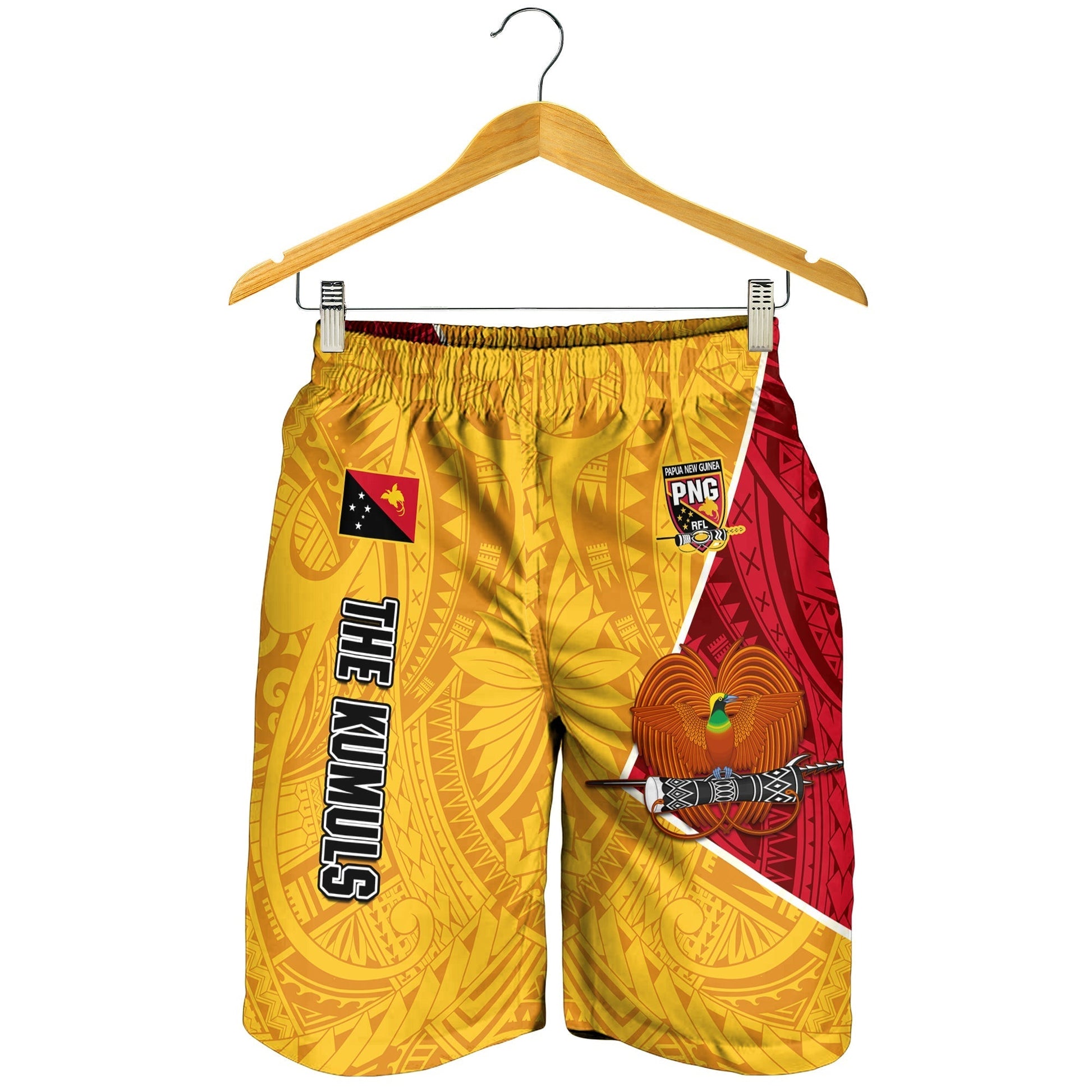 The Kumuls PNG Men Shorts Papua New Guinea Polynesian Dynamic Style LT14