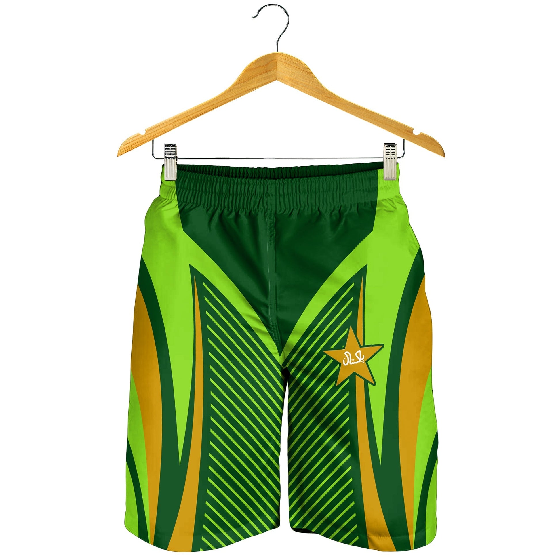 Pakistan Cricket Men Shorts Green Shaheens Champion LT13