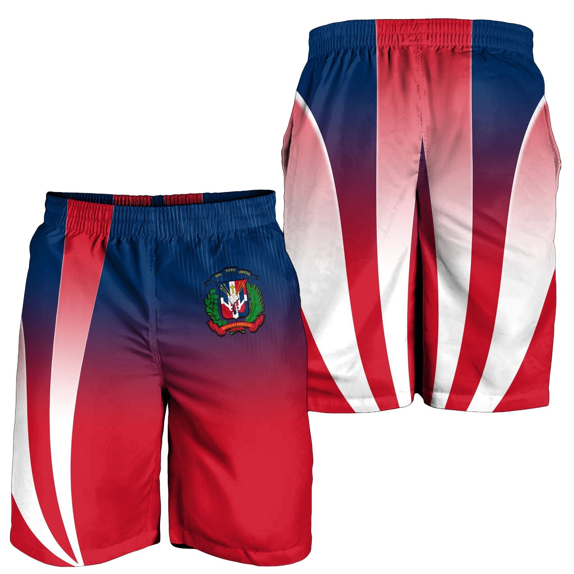 Dominican Republic Men Shorts Dominicana Style Sporty LT13