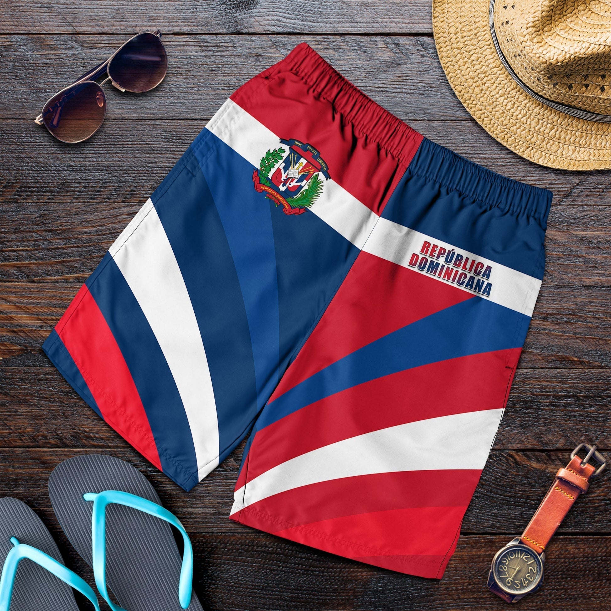Dominican Republic Men Shorts Dominicana Proud Style Flag LT13