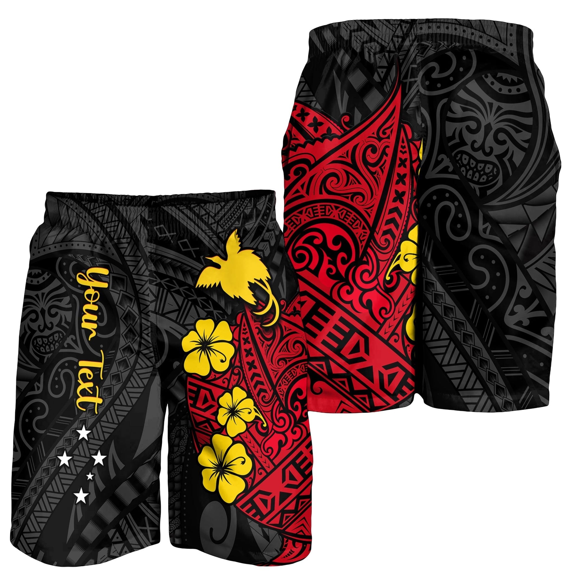 Custom Personalised Papua New Guinea Anniversary Men Shorts 47th Independence Day Since 1975 LT13