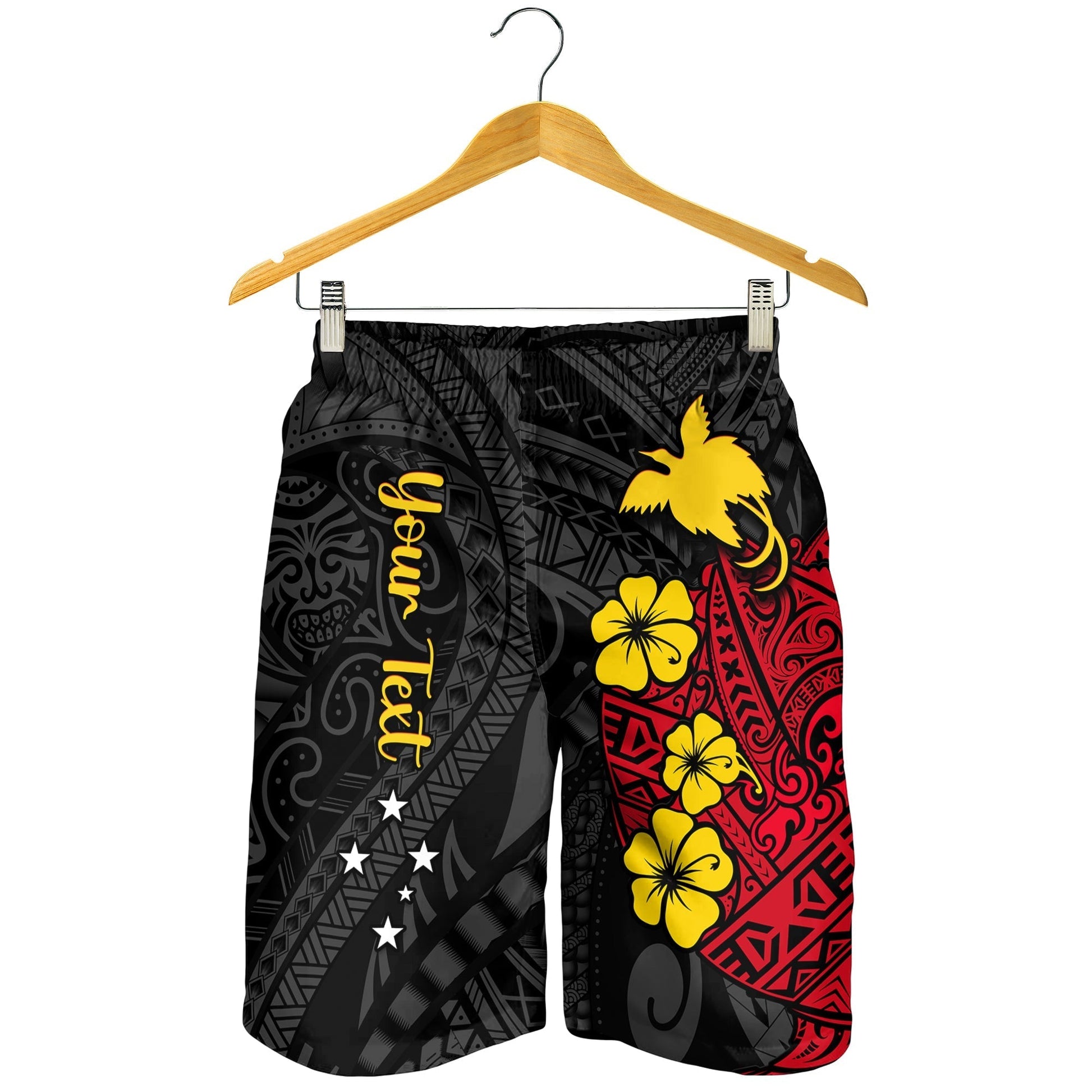 Custom Personalised Papua New Guinea Anniversary Men Shorts 47th Independence Day Since 1975 LT13