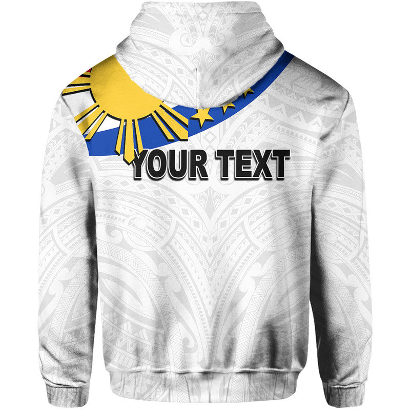 Custom Personalised Pilipinas Hoodie Simple Style White LT6