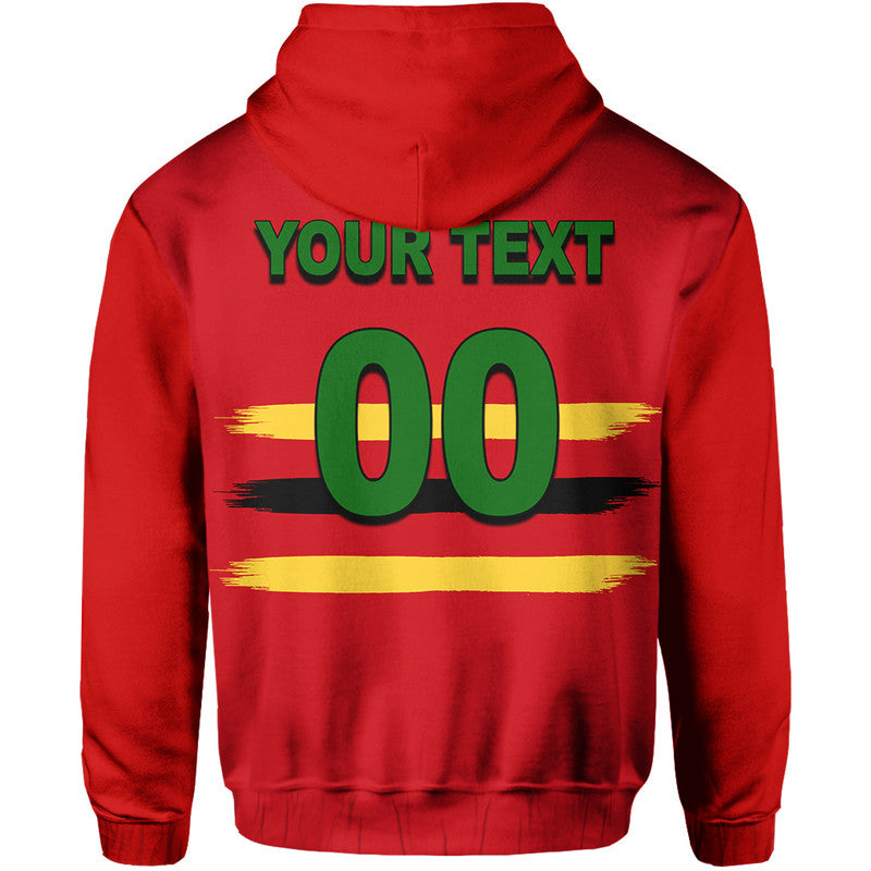 Custom Zimbabwe Cricket Jersey Hoodie LT6