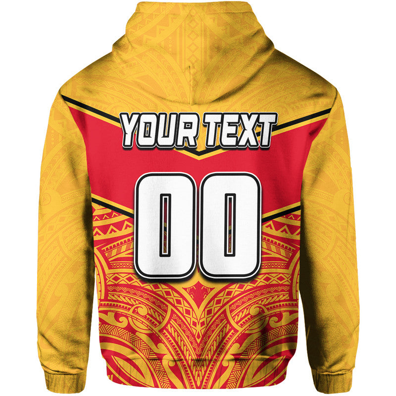 Custom Personalised And Number PNG The Kumuls Hoodie LT6