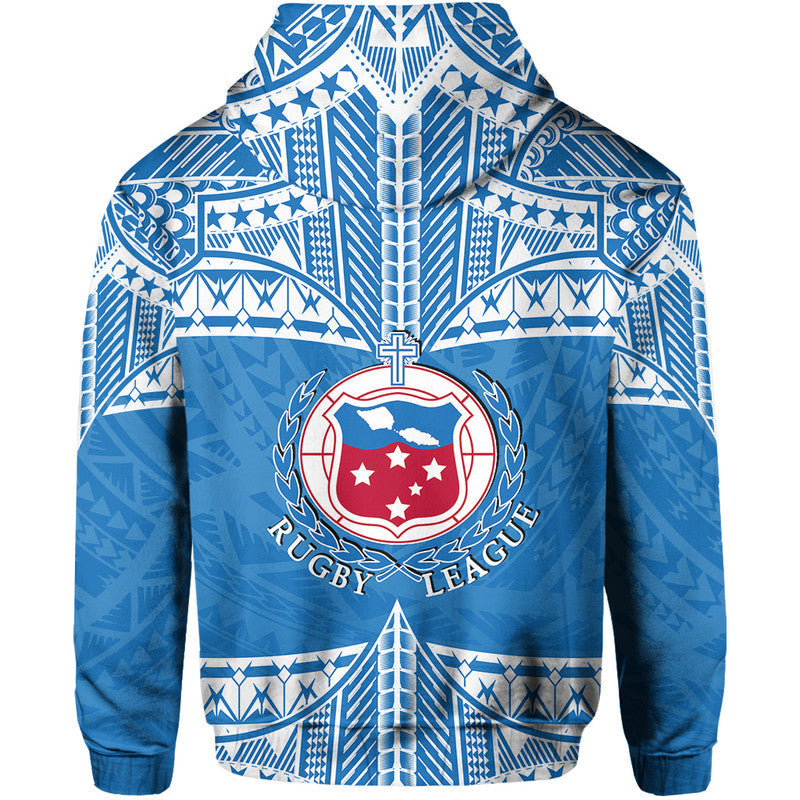 Toa Samoa Rugby Hoodie Blue Sky LT6