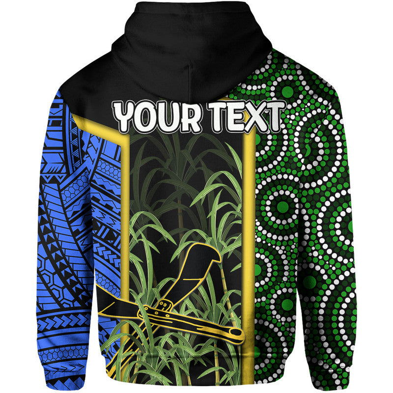 Custom Personalised South Sea Islanders Flag Style Hoodie Kanaka LT6