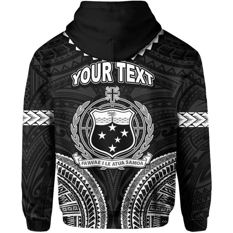 Custom Personalised Samoa Ula Nifo Tribal Hoodie White Style LT6