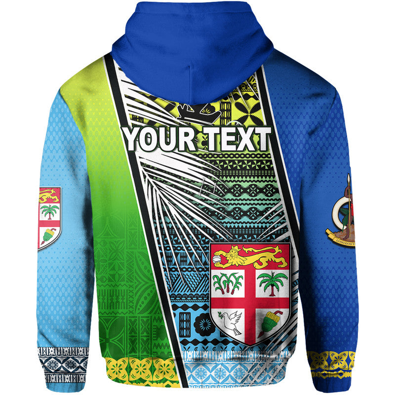 Custom Personalised Vanuatu Malampa Fiji Day Hoodie 2022 LT6