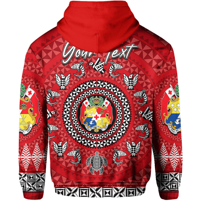 Custom Personalised Mate Maa Tonga Ngatu Fonu Rugby Hoodie LT6