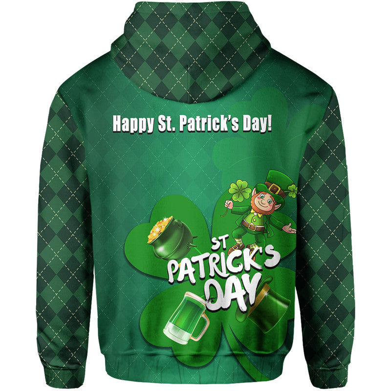 St Patricks Day Hoodie Shamrock Lucky LT6