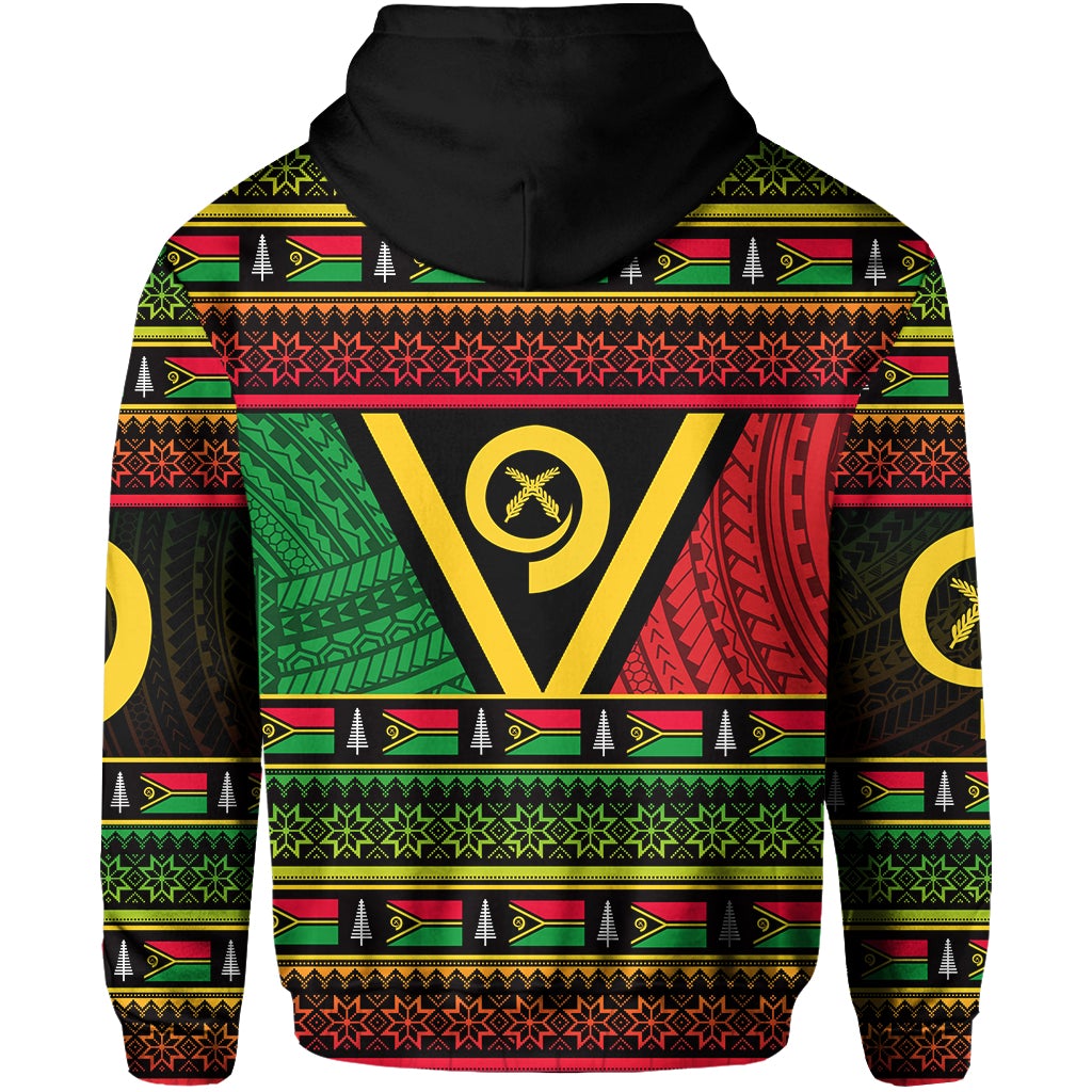 Vanuatu Zip Hoodie Christmas LT6