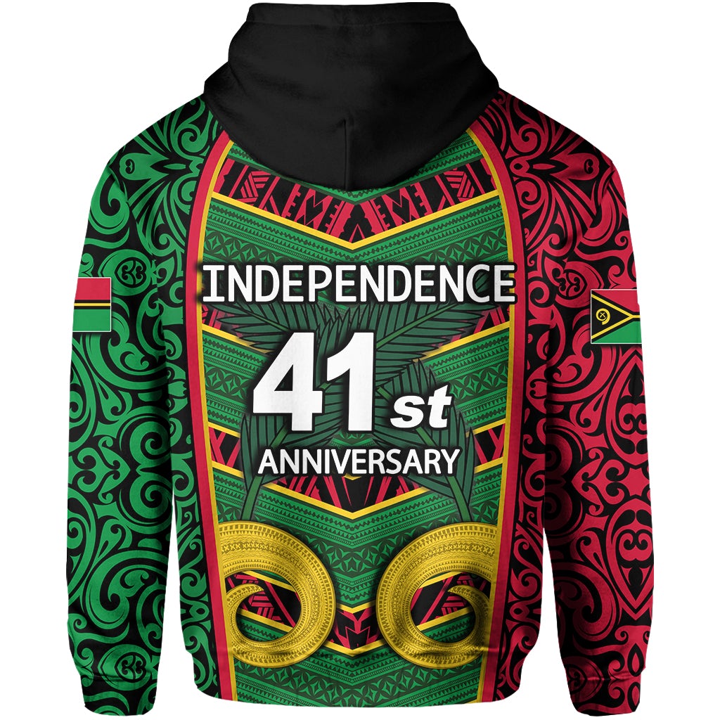 Vanuatu Zip Hoodie Independence Day Pig Tusk LT6