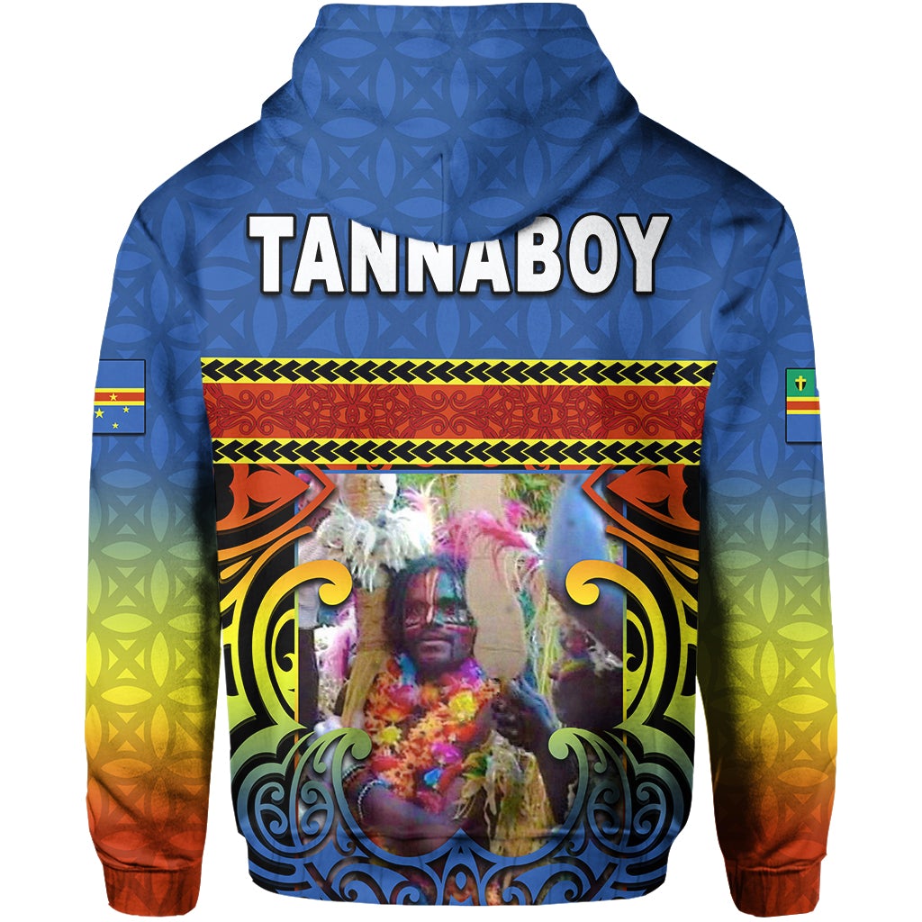 Tafea Province Hoodie Of Vanuatu Polynesian Flag Style TANAUTA LT6