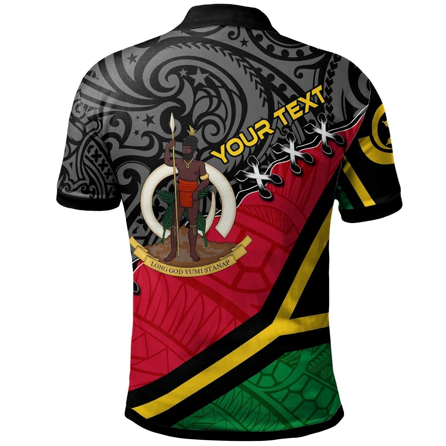 Vanuatu Polo Shirt Custom Vanuatu Independence Anniversary with Coat of Arms and Polynesian Polo Shirt LT10