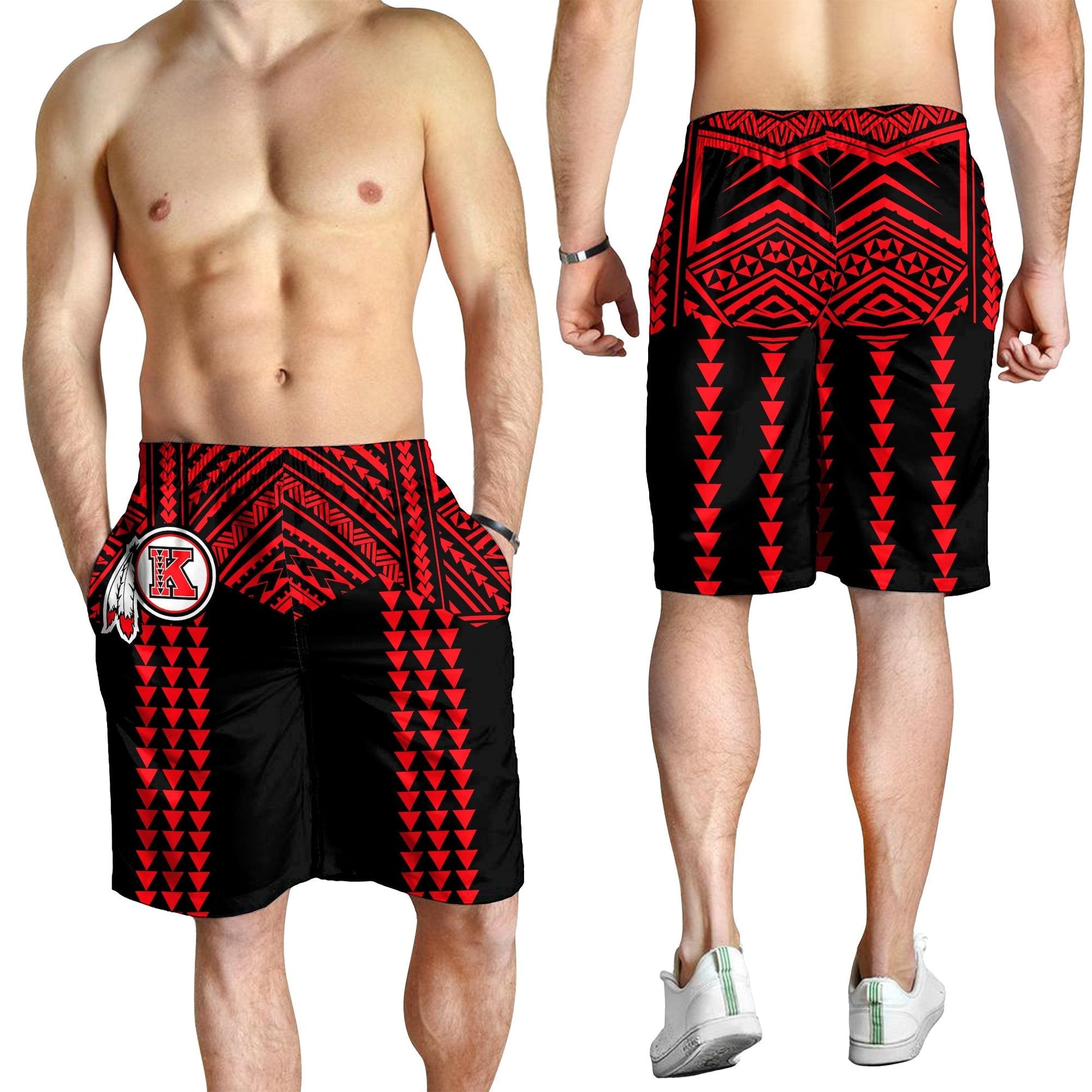 Kahuku Passionate Men Shorts Hawaii High and Intermediate School LT13