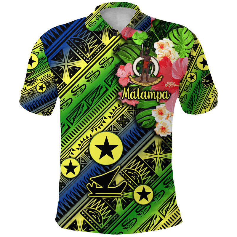 Malampa Vanuatu Polo Shirt Independence Be Proud LT8