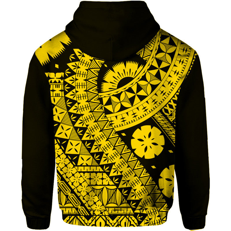 Polynesian Masi Kesa Gold Style Hoodie LT9