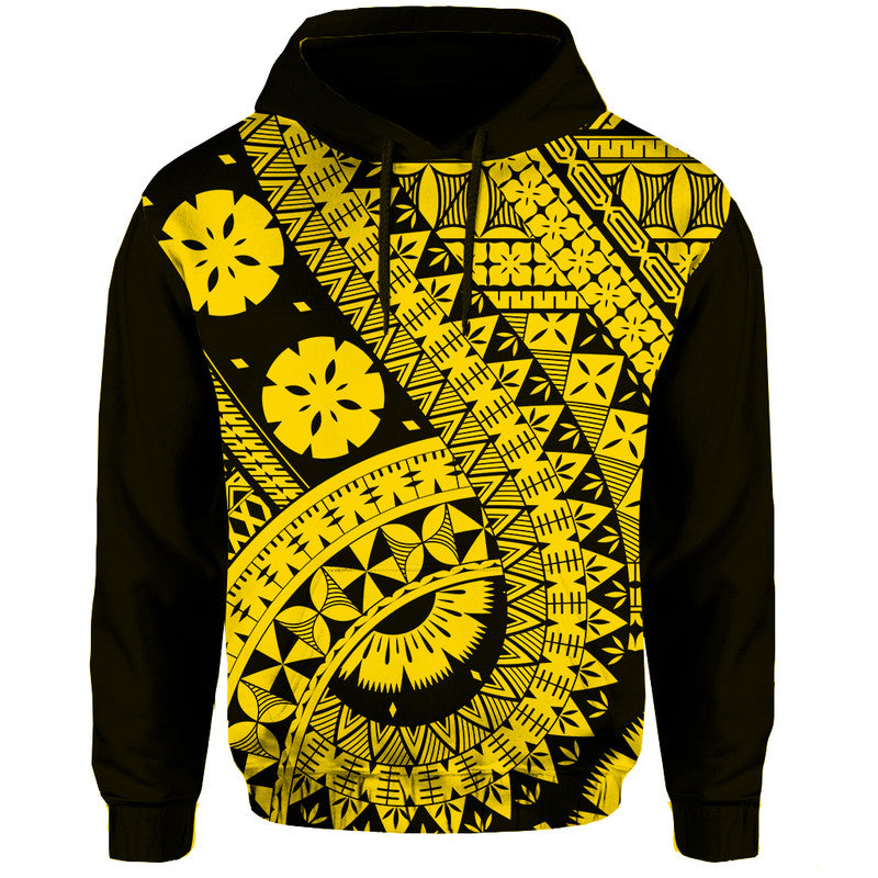 Polynesian Masi Kesa Gold Style Hoodie LT9