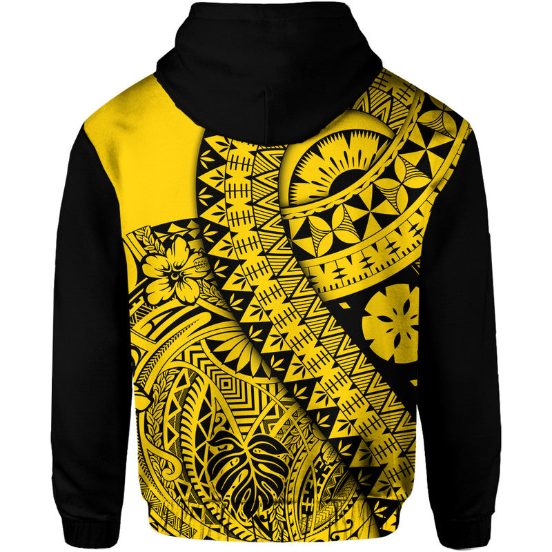 Polynesian Masi Kesa No2 Gold Style Hoodie LT9