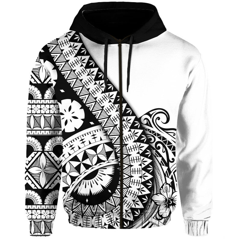 Polynesian Masi Kesa No2 Black Style Hoodie LT9