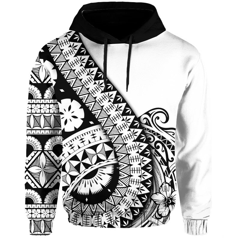 Polynesian Masi Kesa No2 Black Style Hoodie LT9