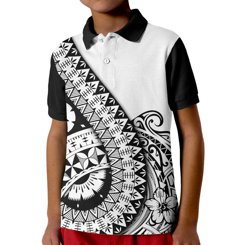 Polynesian Masi Kesa No2 Black Style Polo Shirt LT9