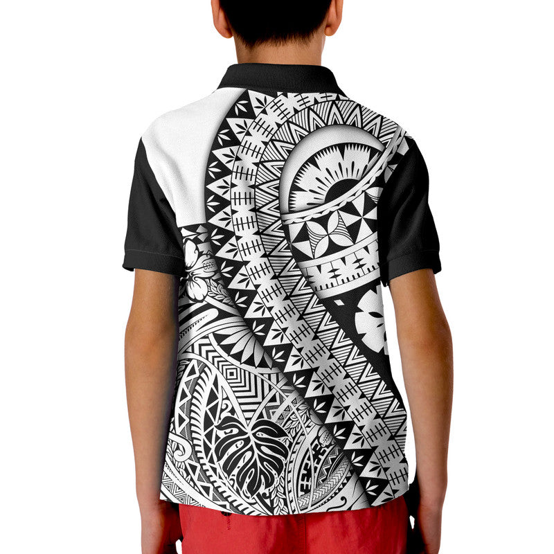 Polynesian Masi Kesa No2 Black Style Polo Shirt LT9