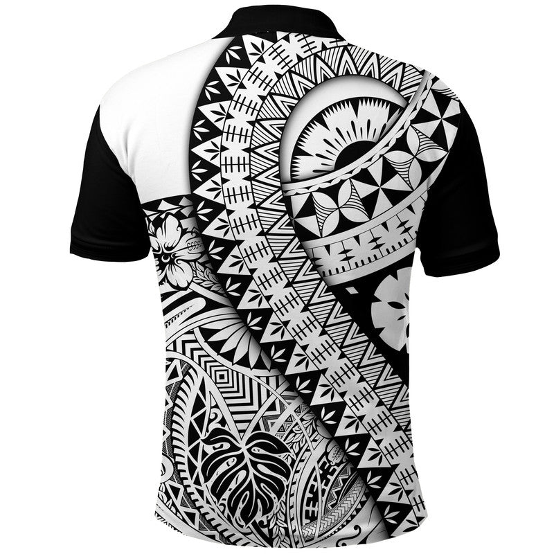 Polynesian Masi Kesa No2 Black Style Polo Shirt LT9