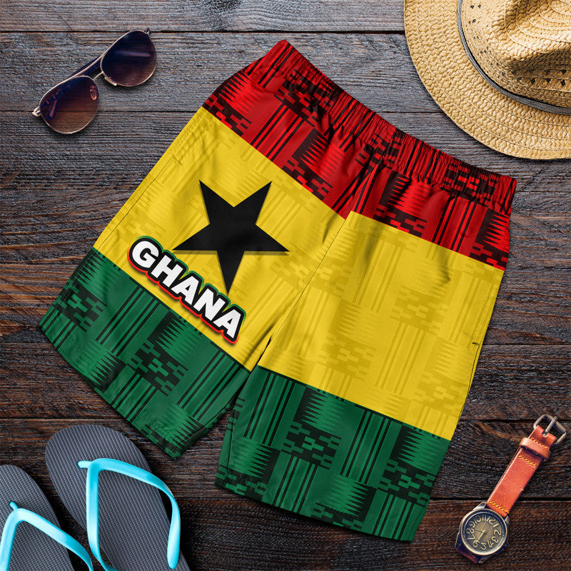 Ghana Flag Mix Patterns Men Short LT6