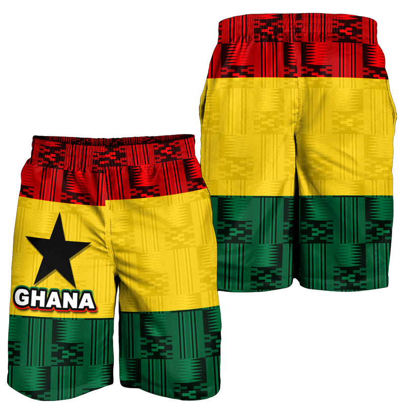 Ghana Flag Mix Patterns Men Short LT6