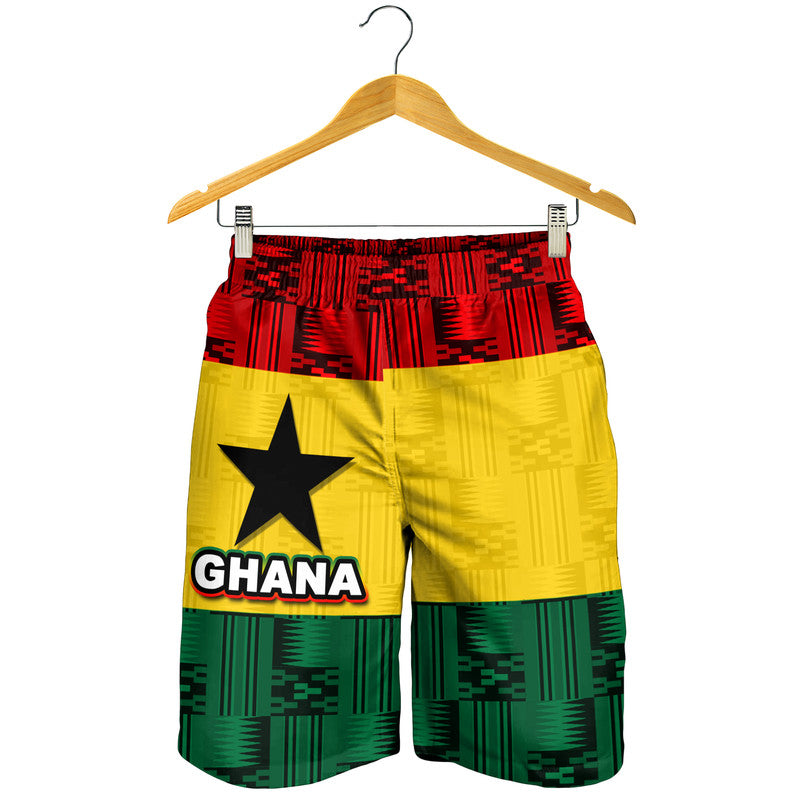 Ghana Flag Mix Patterns Men Short LT6
