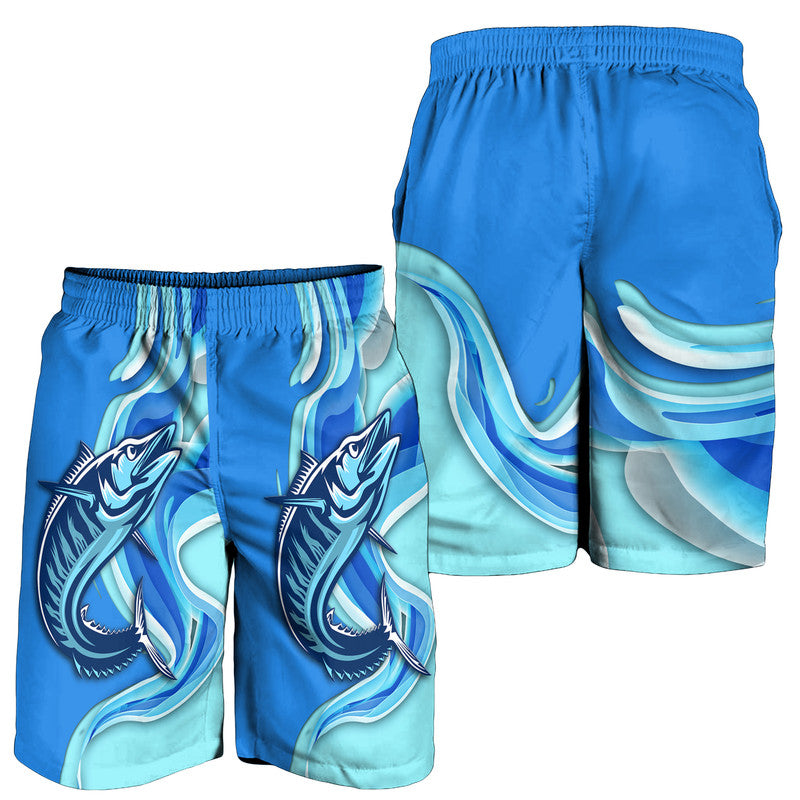 Fathers Day Fishing Quotes Men Short - Ocean Wave Style LT9