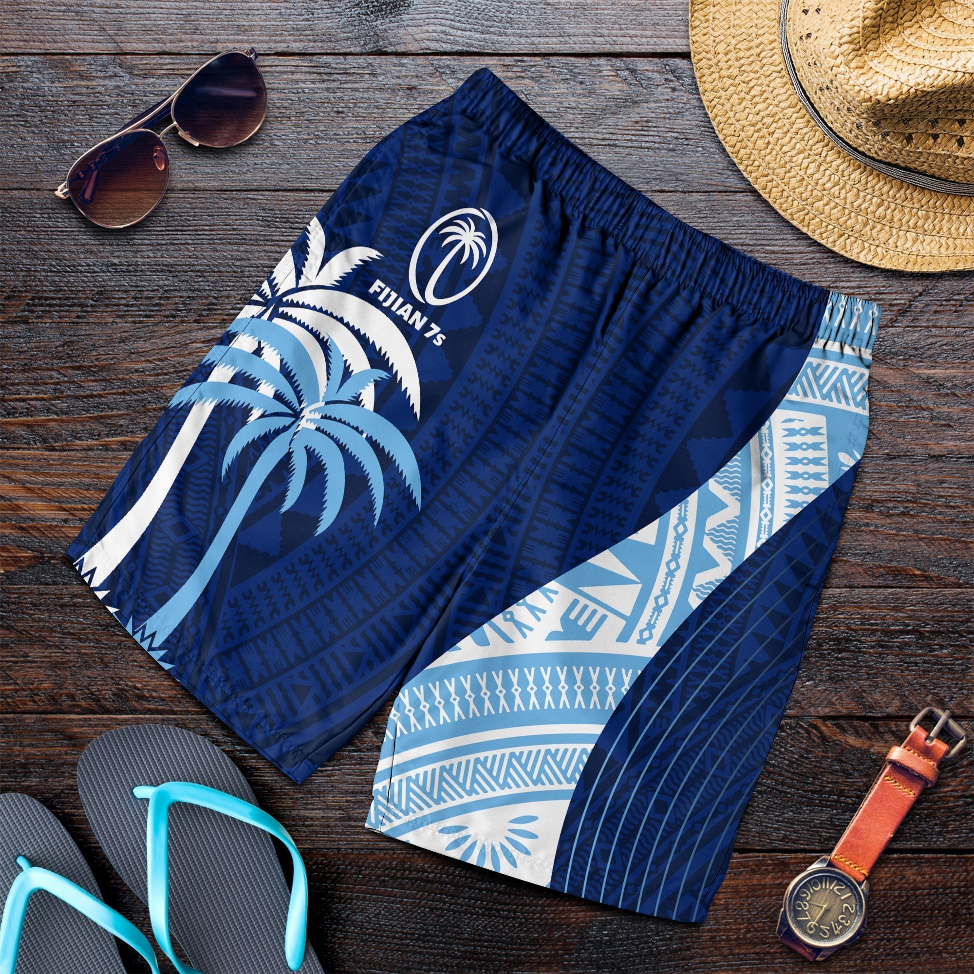 Fiji Rugby Sevens Men Shorts Kaiviti Kesakesa LT7