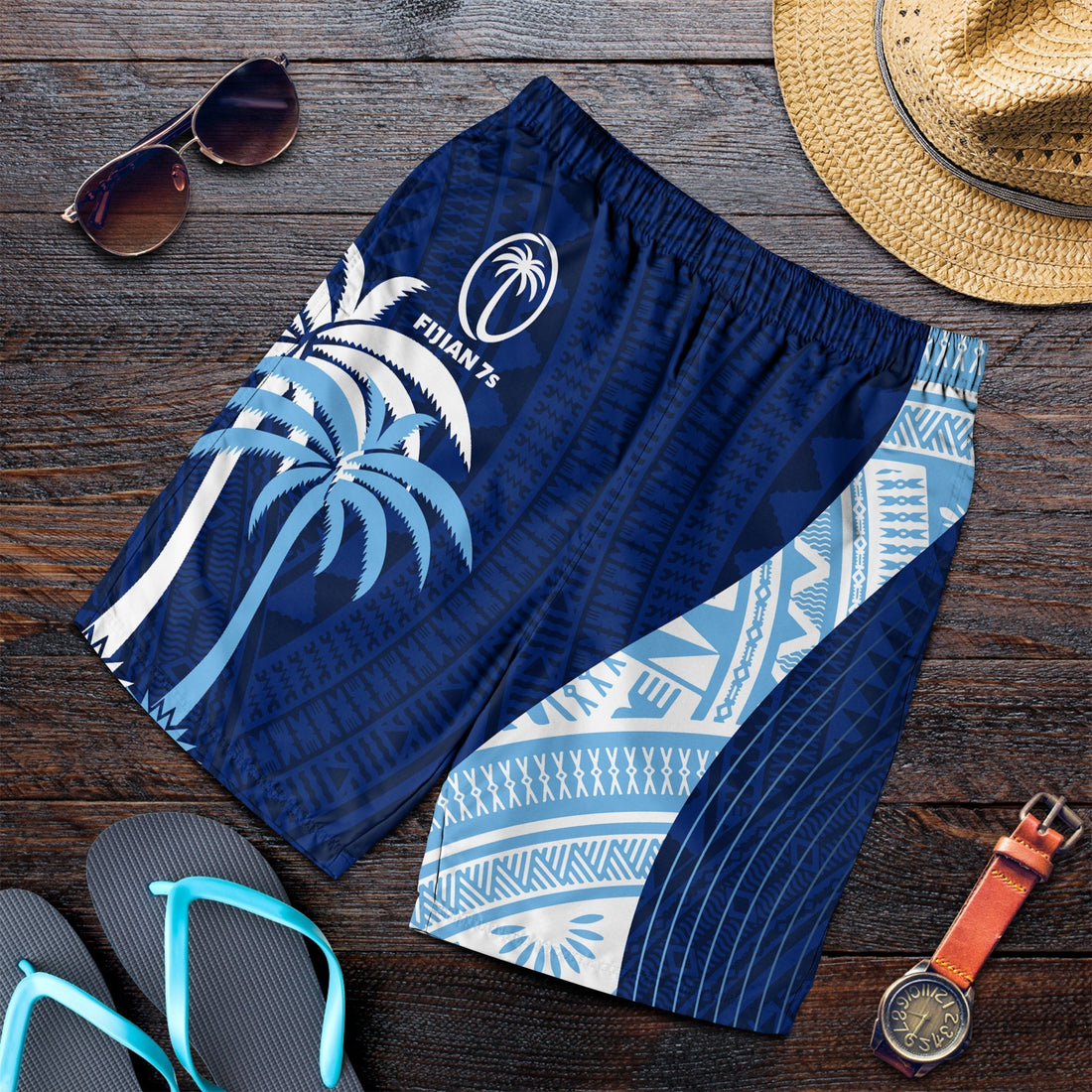 Fiji Rugby Sevens Men Shorts Kaiviti Kesakesa LT7