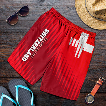 Switzerland Football Men Shorts Rossocrociati LT6