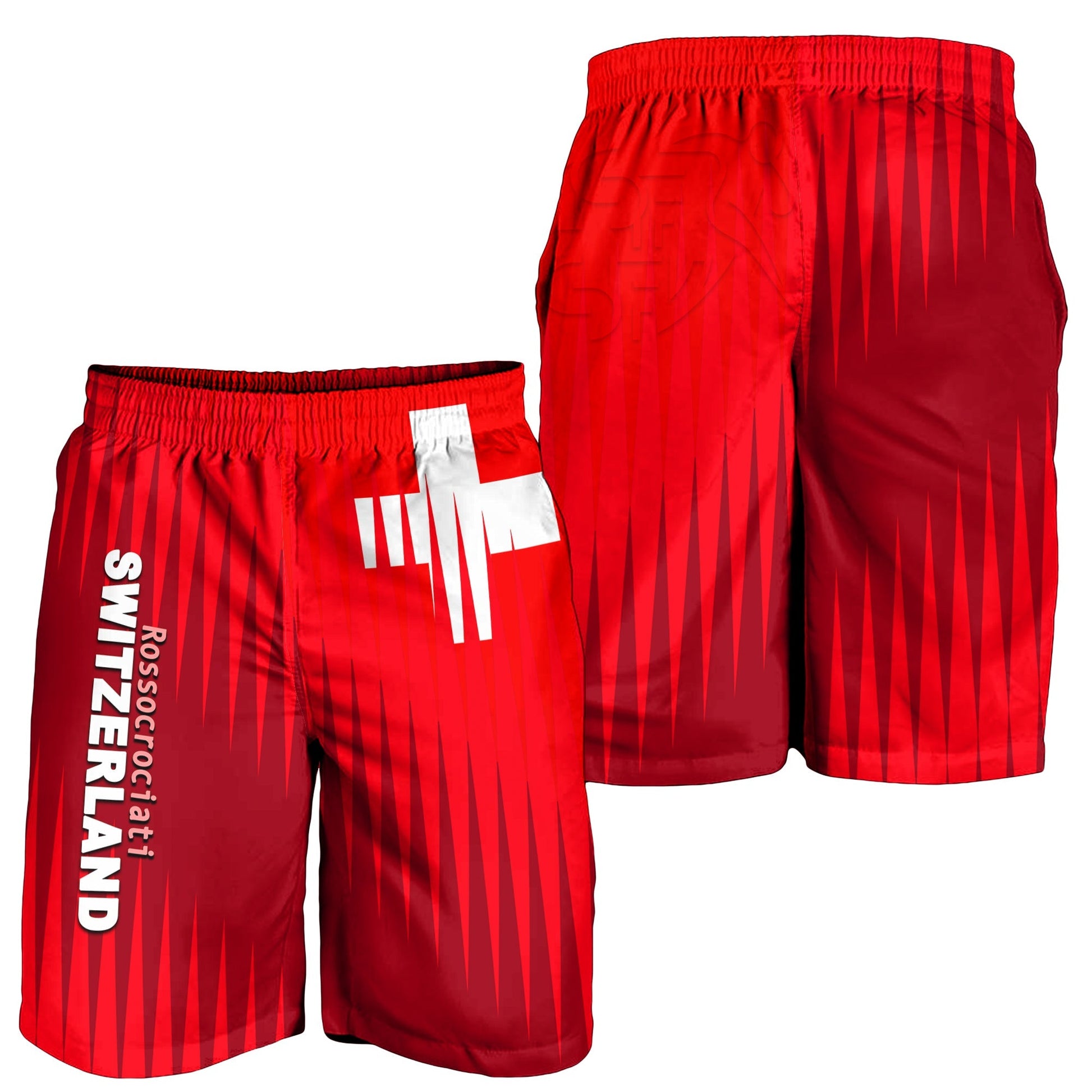 Switzerland Football Men Shorts Rossocrociati LT6
