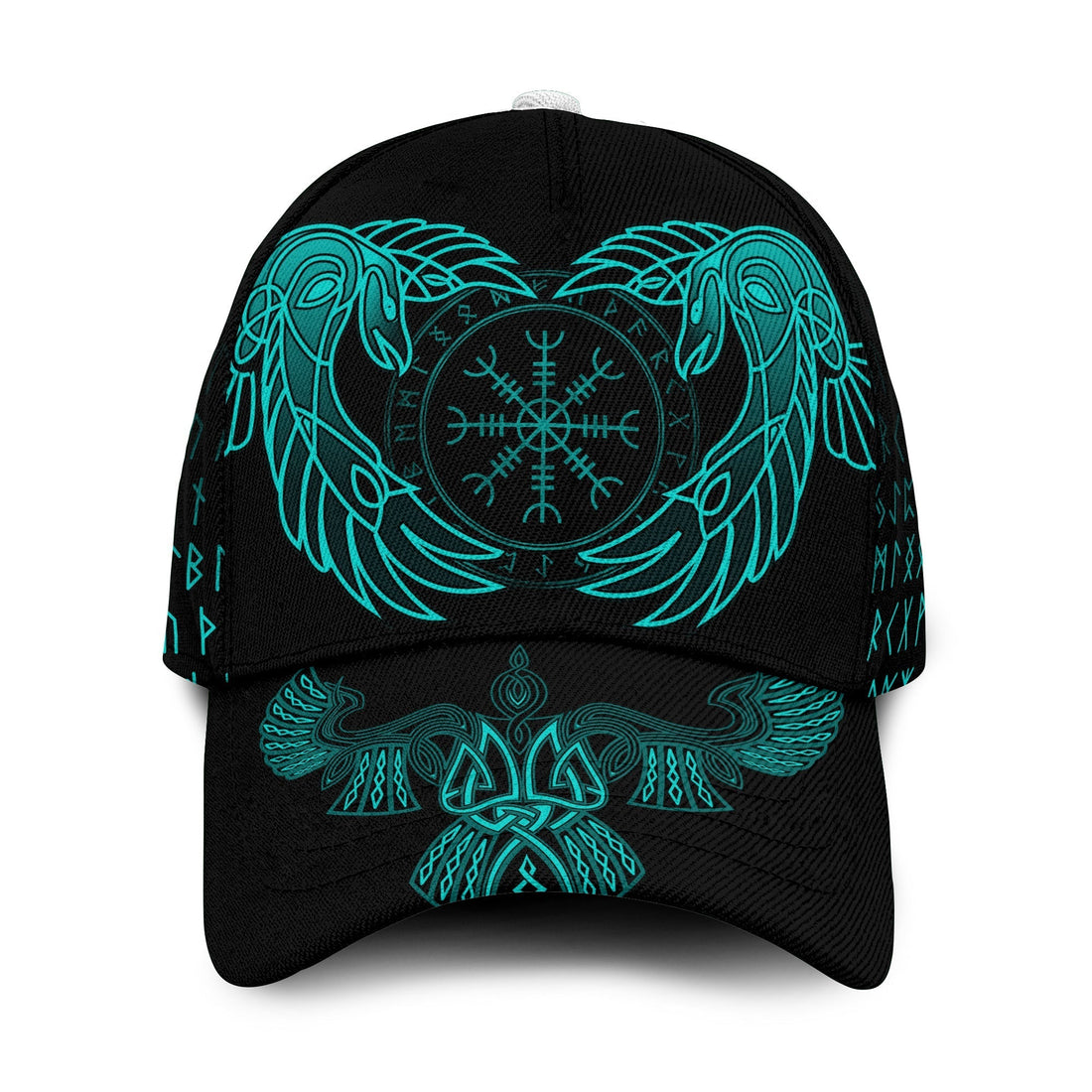 Viking Classic Cap Raven Of Odin Cyan RLT12