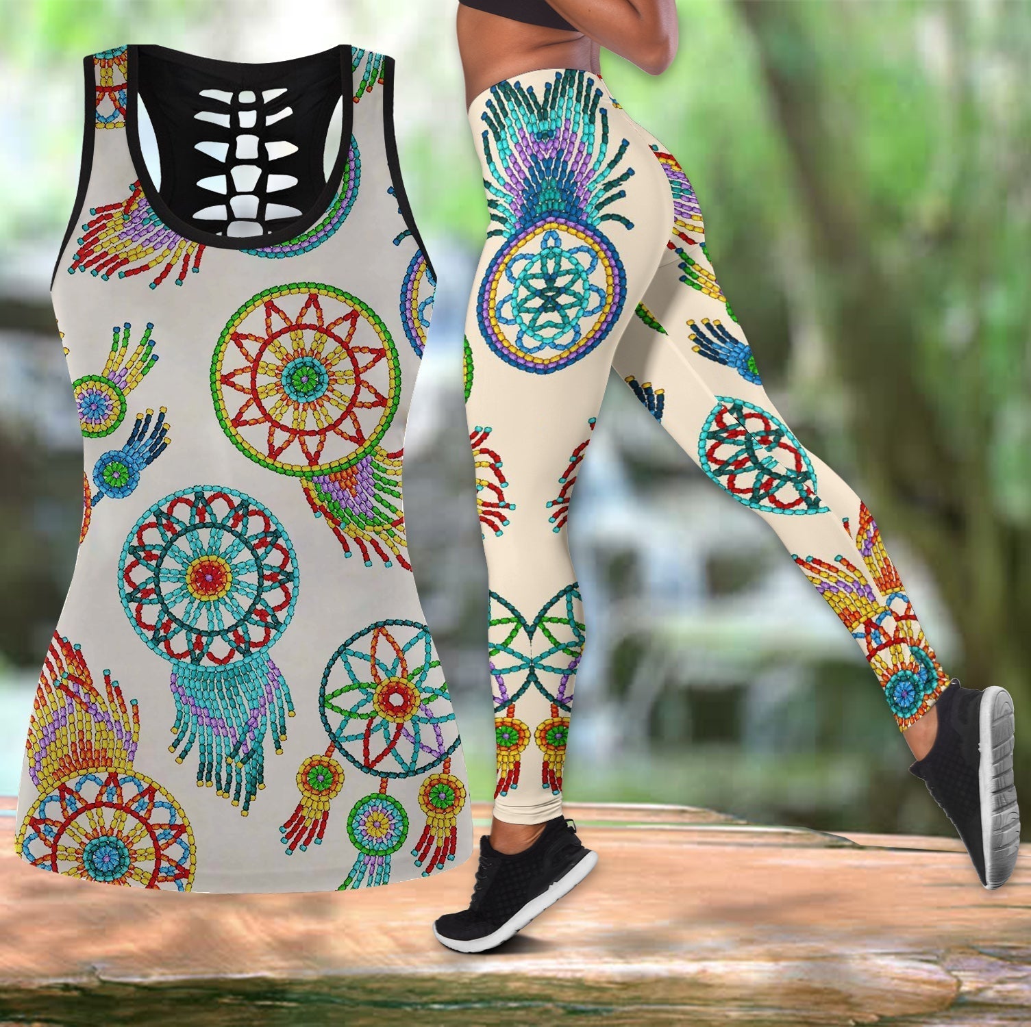 Symbol Native American Tank Top and Leggings Set 3 LT10
