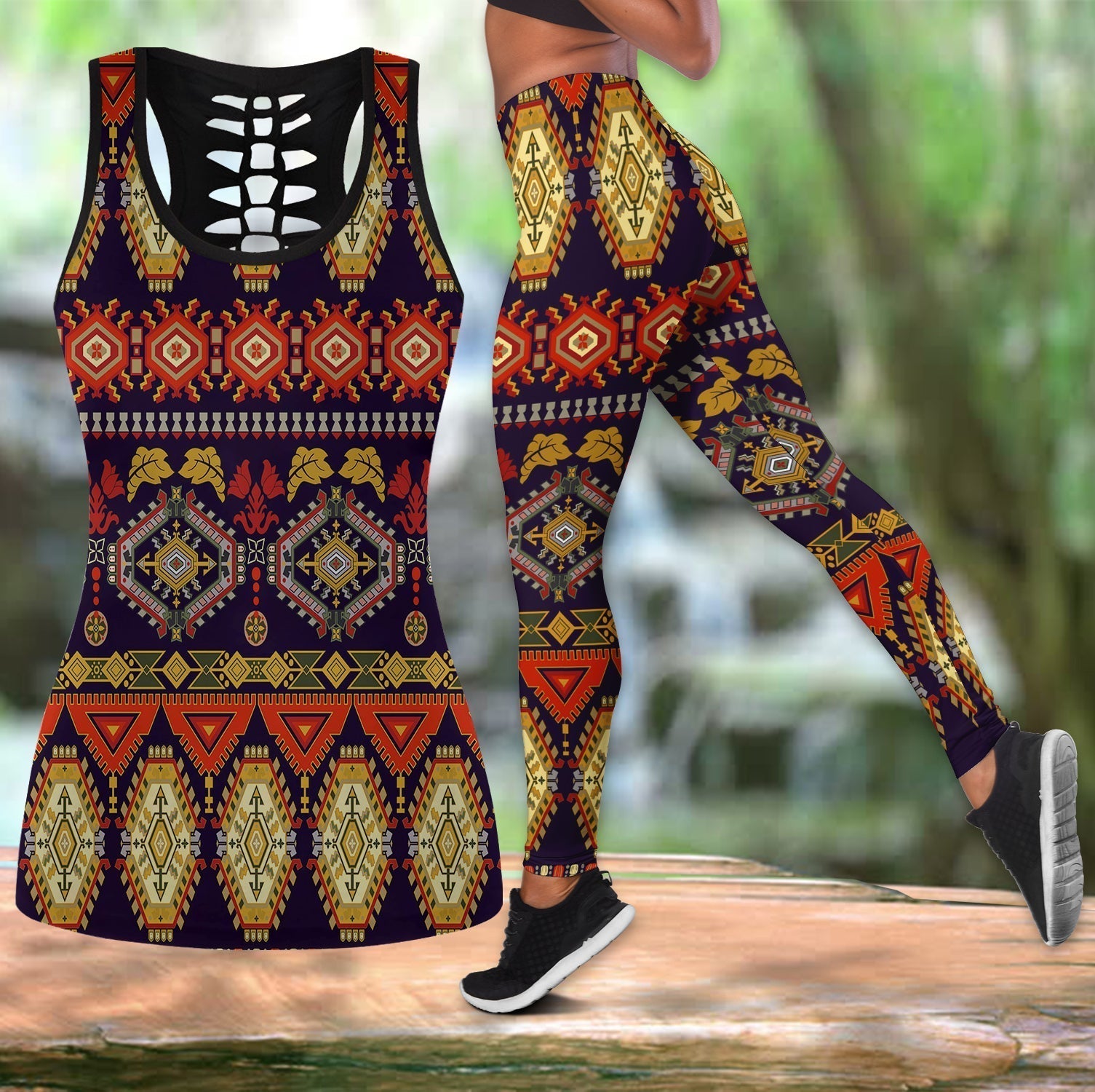 Symbol Native American Tank Top and Leggings Set 16 LT10