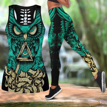 Native American Hollow Tanktop Leggings Set 59 LT10