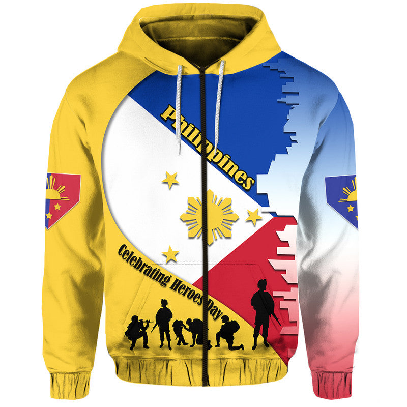 Custom Personalised Philippines Hoodie Celebrating Heroes Day LT9