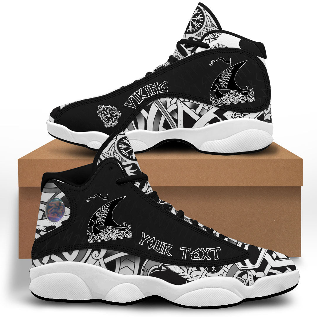 (Custom) Viking - Norse Scandinavian Drakkar Sneakers J13 RLT12
