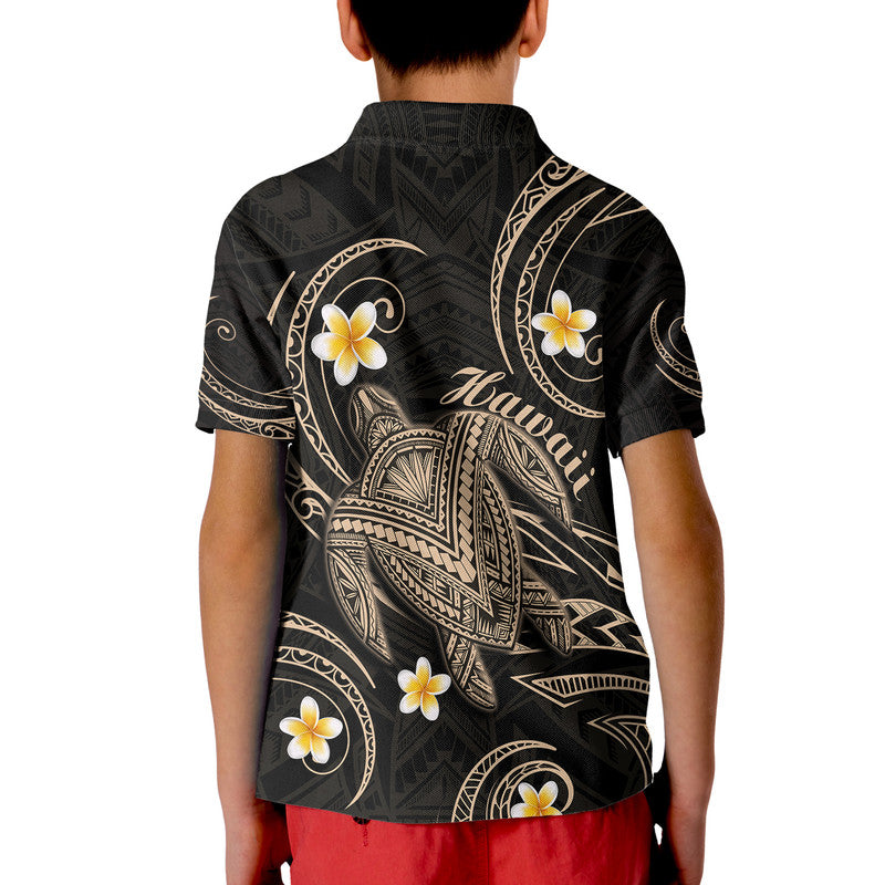Hawaii Polo Shirt Hawaiian Turtle Plumeria Mixed Polynesian Nude Style LT9