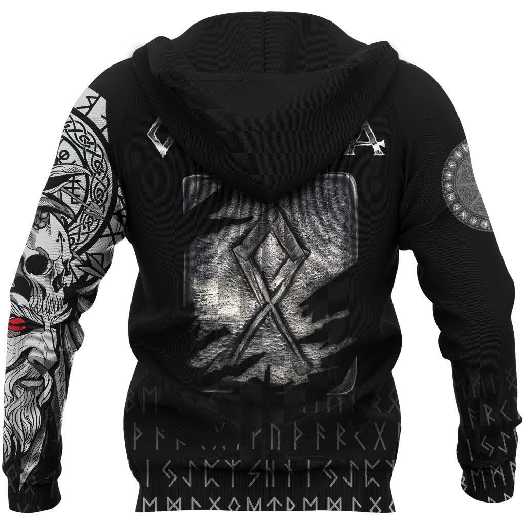 Viking Hoodie Othala Norse Runes RLT12