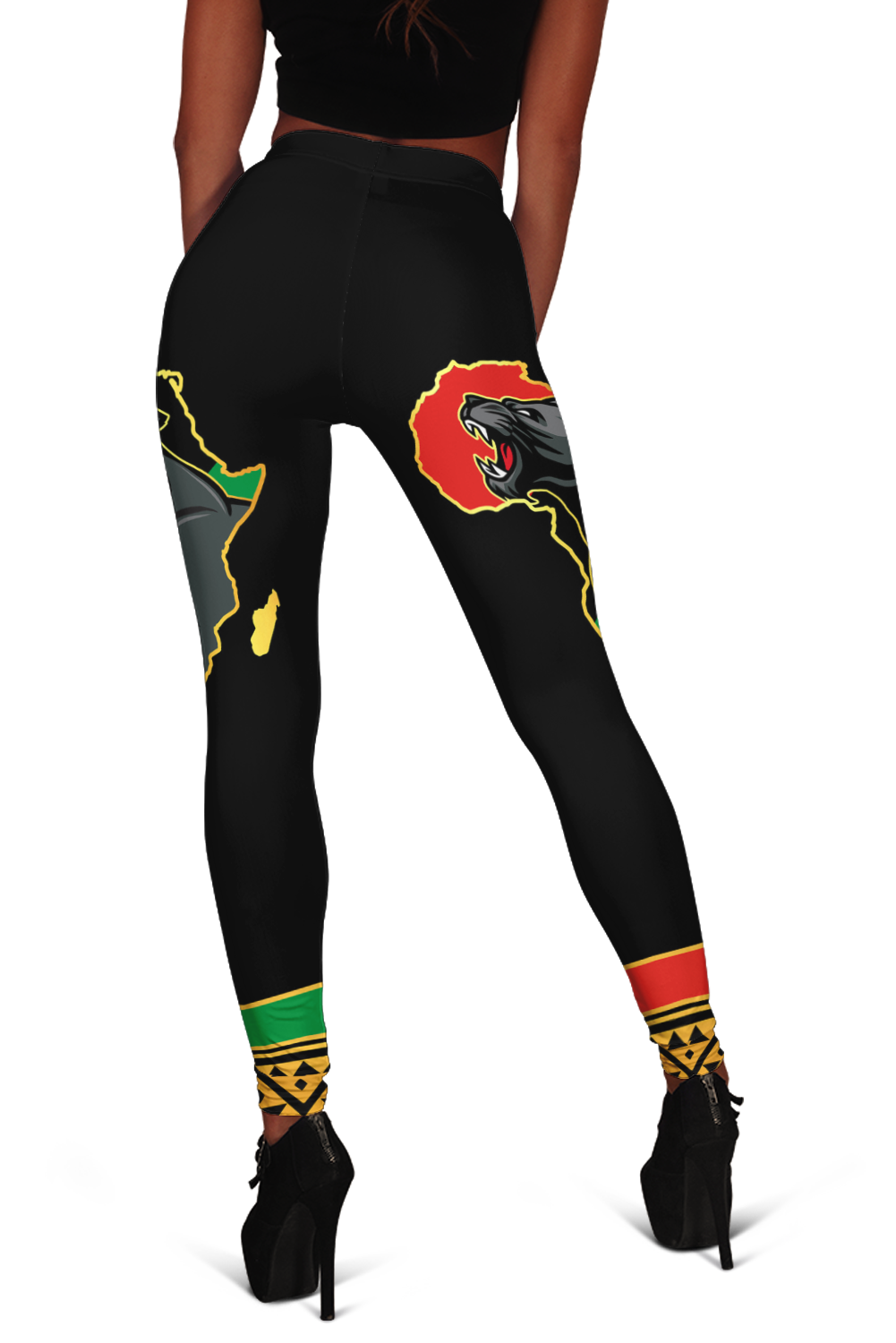African BLM Leggings - Panther Africa Legging