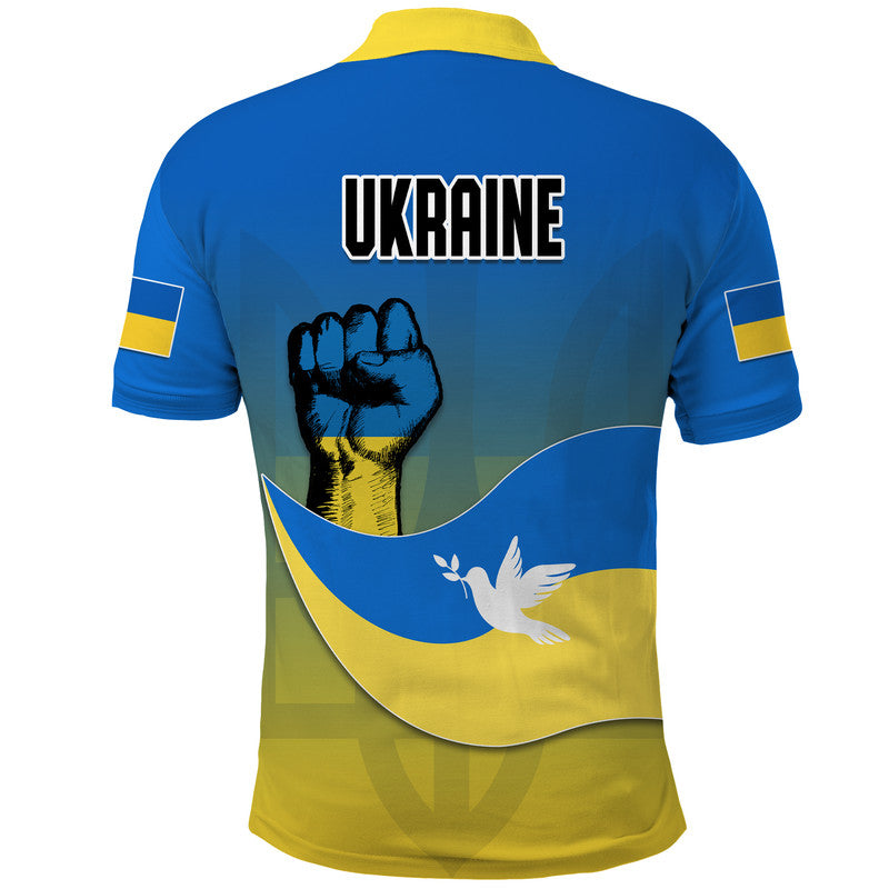 Ukraine Polo Shirt National Flag Style LT14