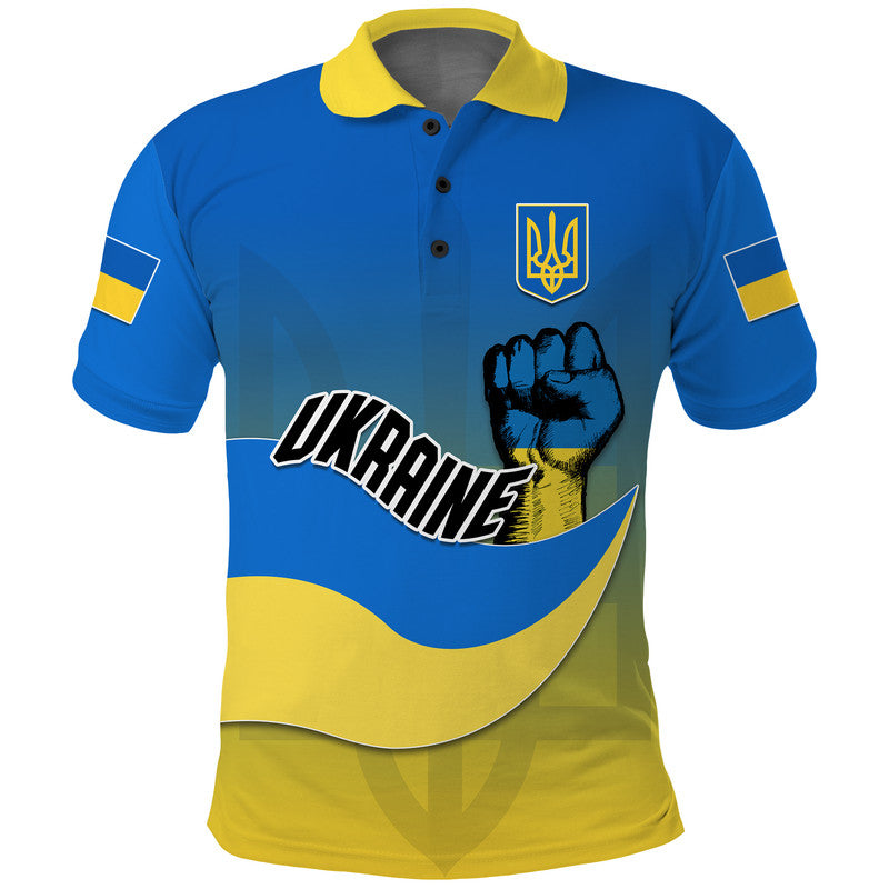 Ukraine Polo Shirt National Flag Style LT14