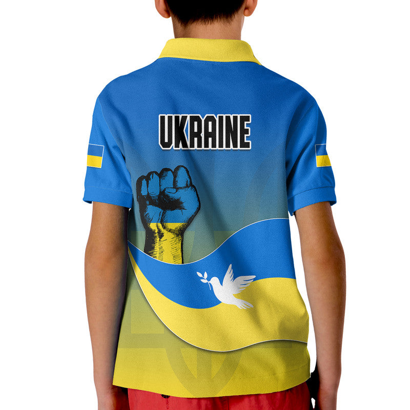 Ukraine Polo Shirt National Flag Style LT14